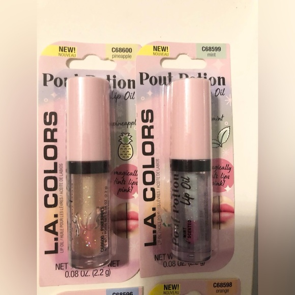 2 Pout potion scented lip oils in orange strawberry mint coconut pineapple grape - Picture 16 of 16